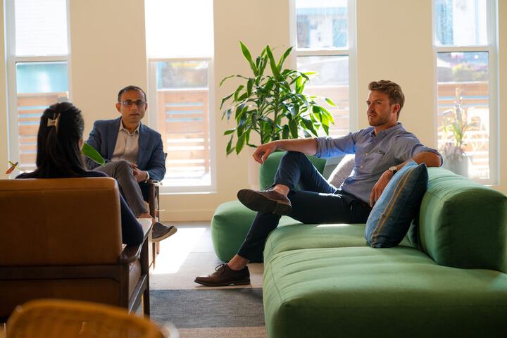 Lobby sitting area