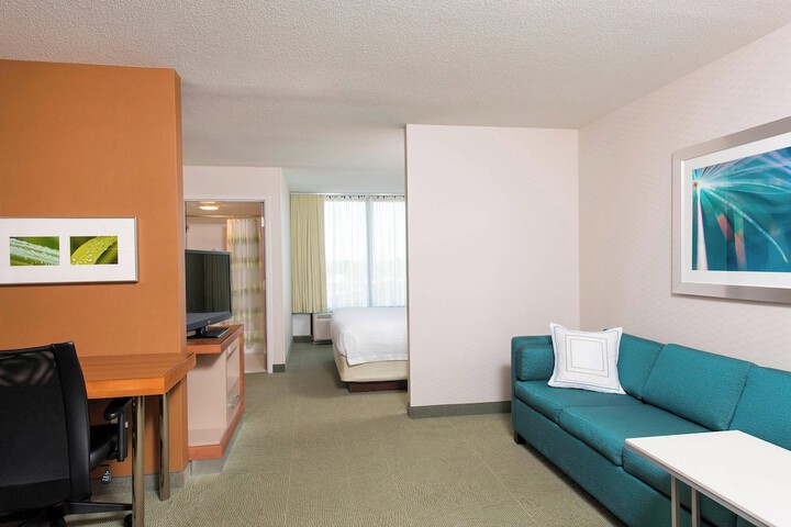 1 King Bed Sofa Bed Wet Bar Work Desk Microwave and Refrigerator Full Breakfast (2 of 5)