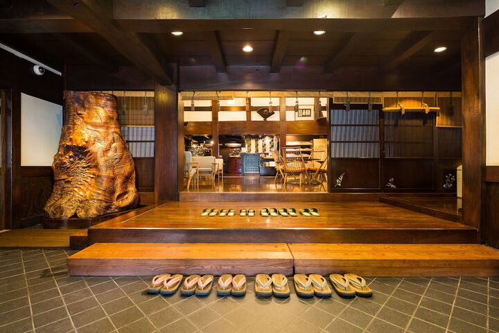 Interior entrance