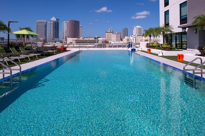 Rooftop pool