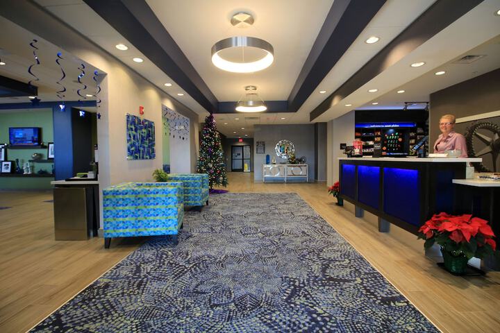 Lobby sitting area