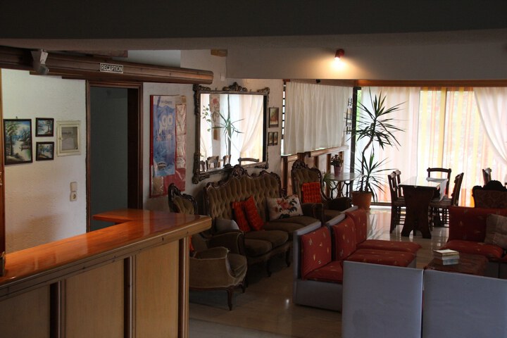 Interior entrance