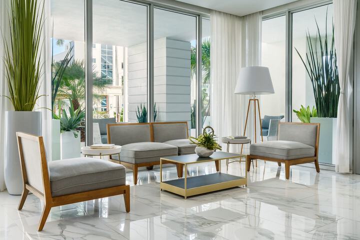 Lobby sitting area