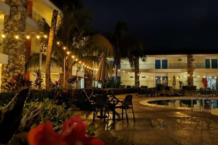 Front of property - evening/night