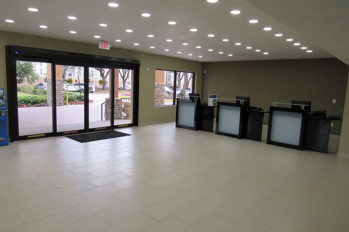 Interior entrance