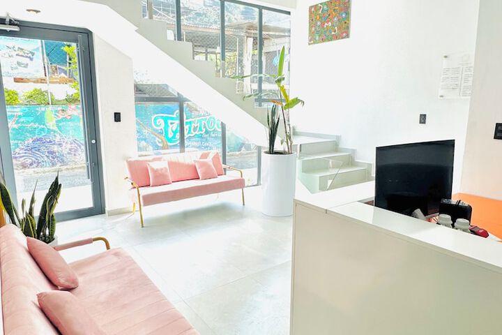 Interior entrance