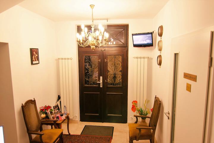 Interior entrance
