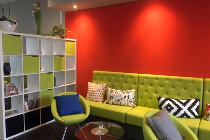 Lobby sitting area