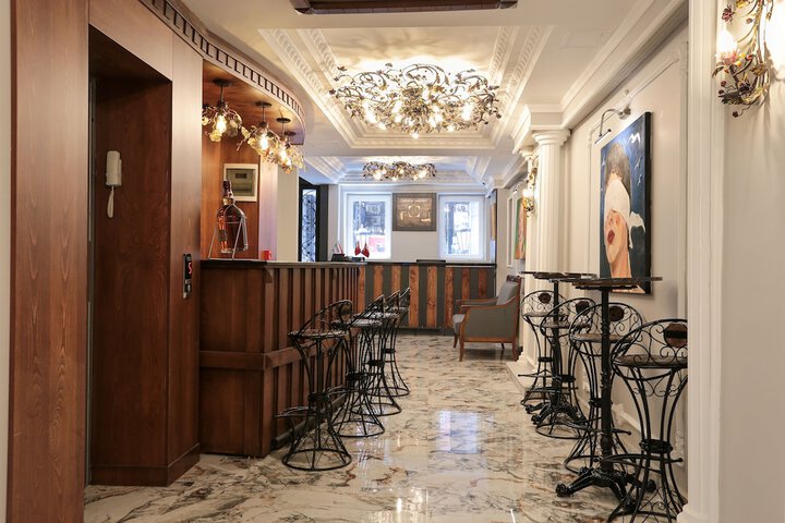 Interior entrance