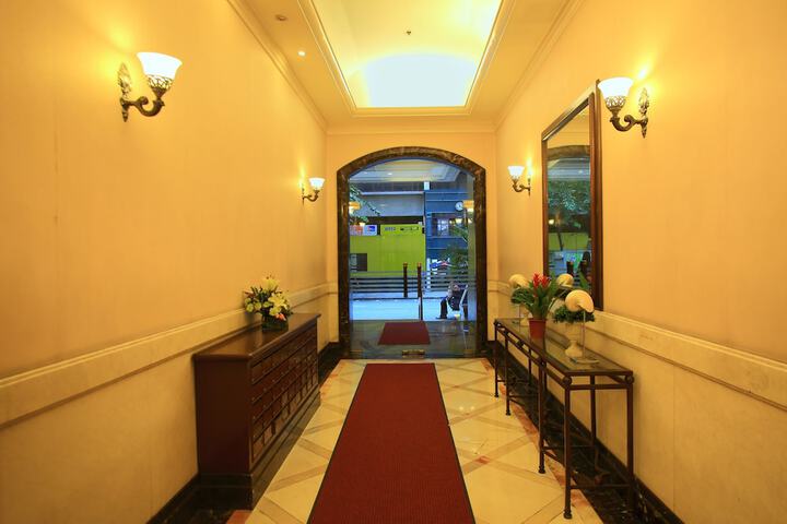 Interior entrance