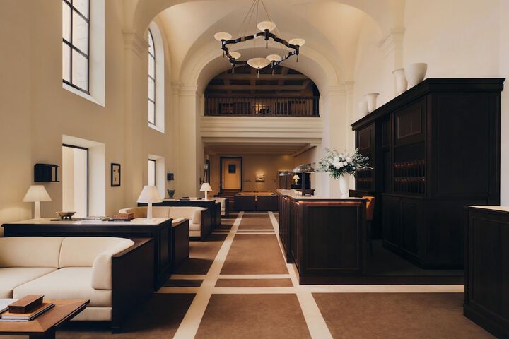 Interior entrance