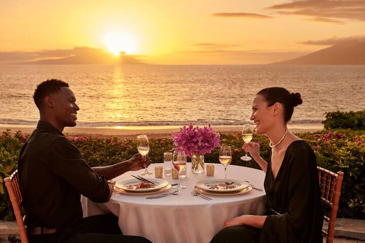 Couples dining