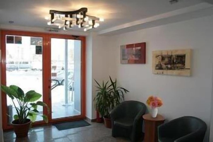 Interior entrance