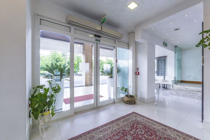 Interior entrance
