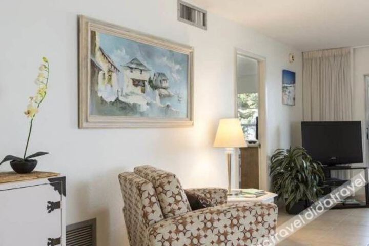 Exterior of Heated Pools Spa 2 Br condo by RedAwning