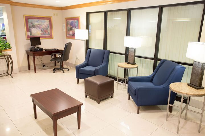 Lobby sitting area