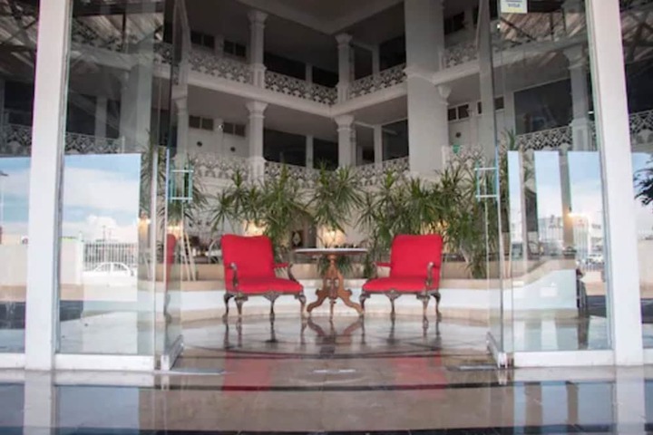 Interior entrance