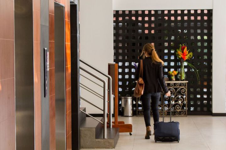 Interior entrance