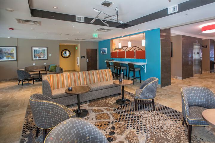 Lobby sitting area