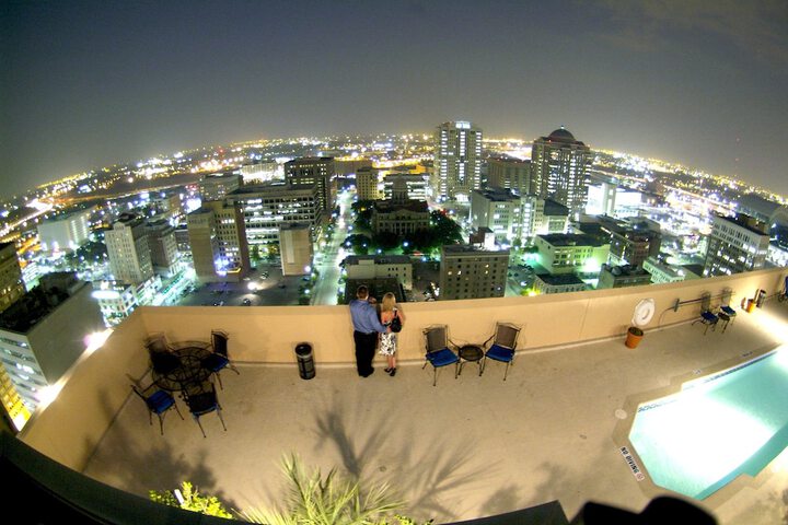 Rooftop pool