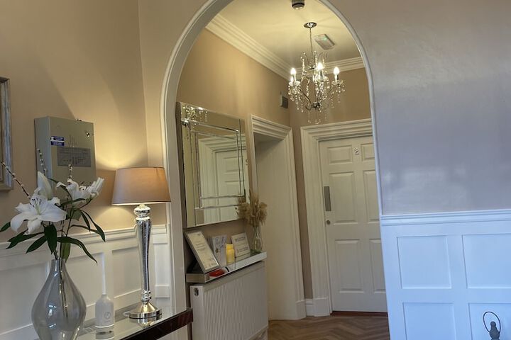 Interior entrance