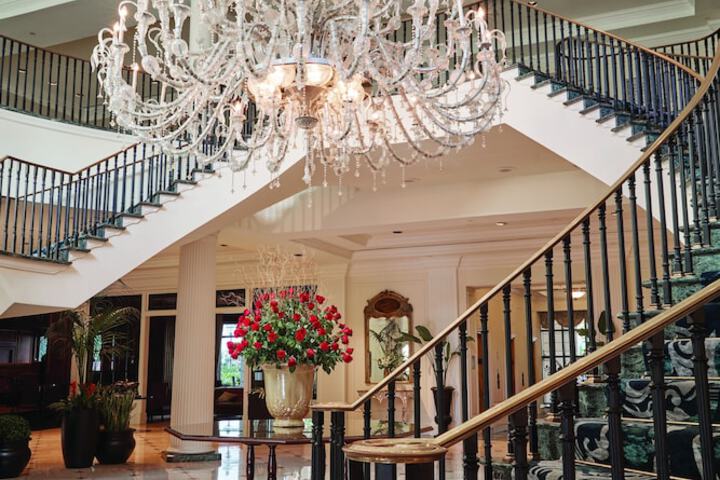Interior entrance