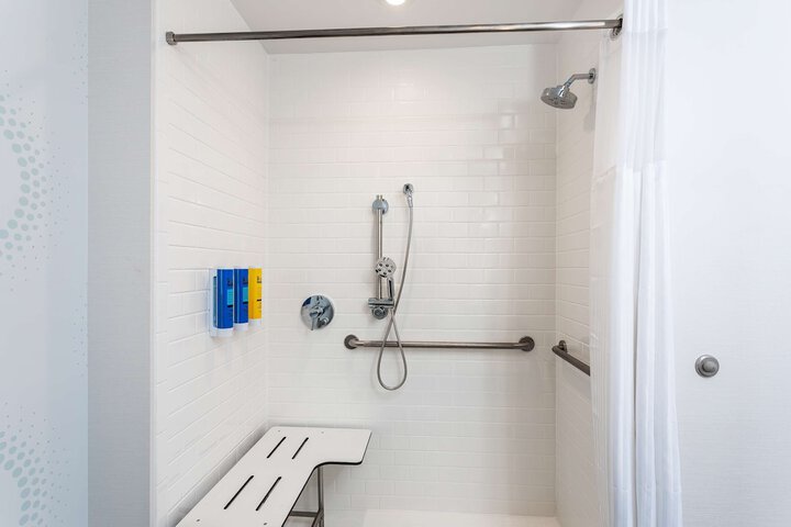 1 King Bed with Walk in Shower (9 of 13)