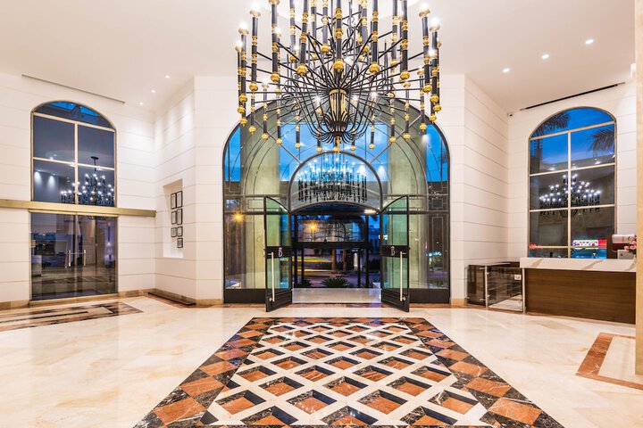 Interior entrance