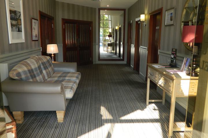 Interior entrance