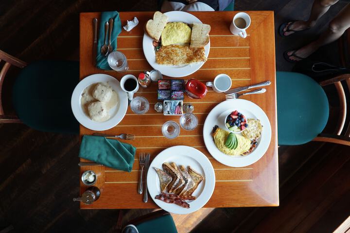 Breakfast area