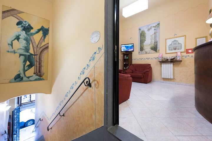 Interior entrance