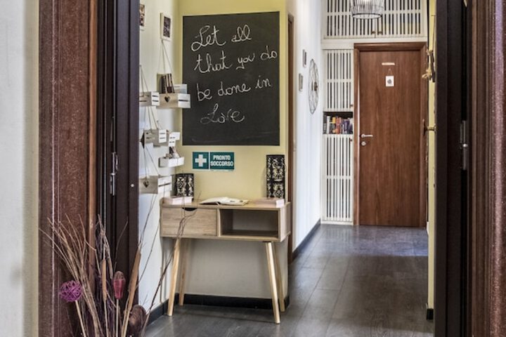 Interior entrance