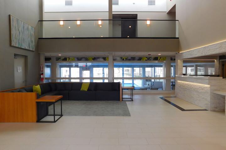 Interior entrance