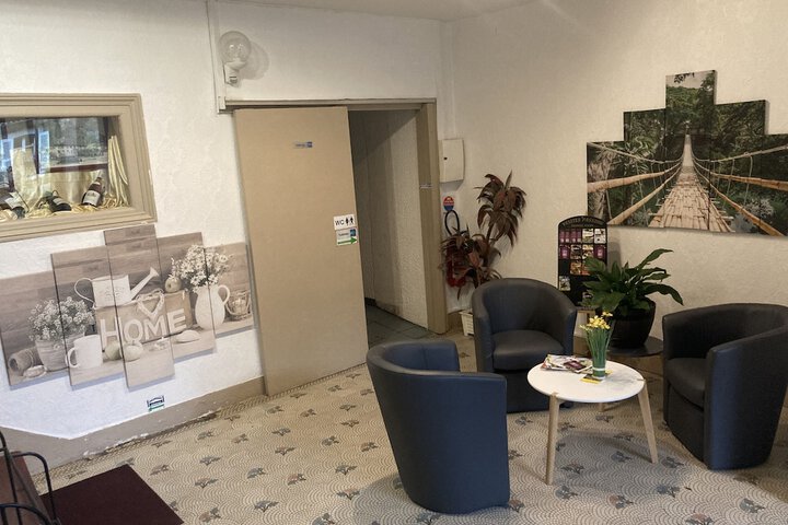 Lobby sitting area