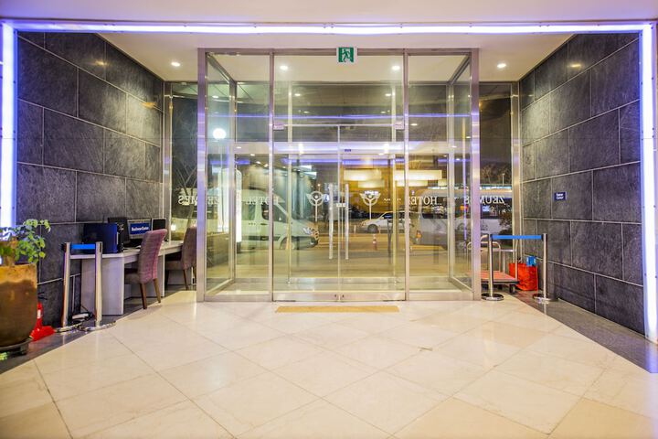 Interior entrance