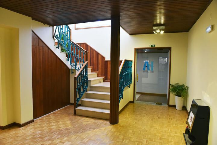 Interior entrance