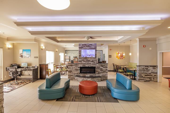 Lobby sitting area