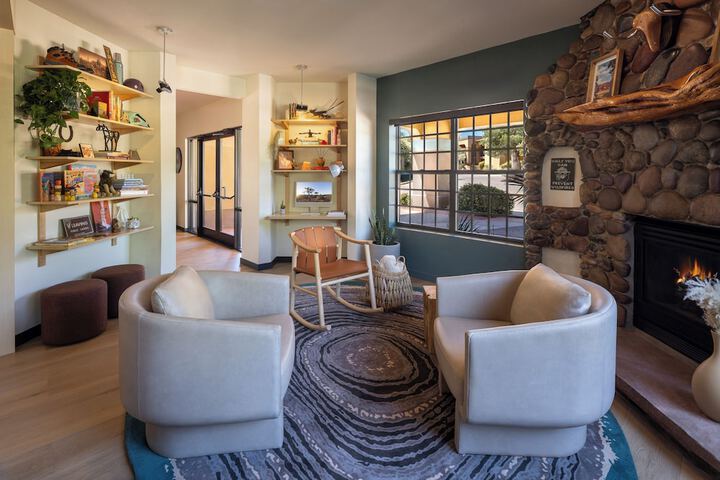 Lobby sitting area