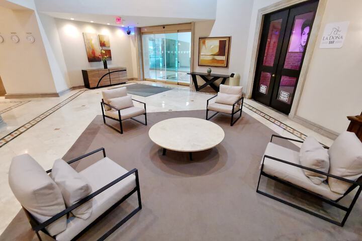 Interior entrance