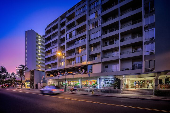 Front of property - evening/night