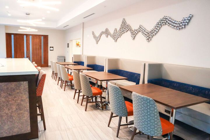 Breakfast area