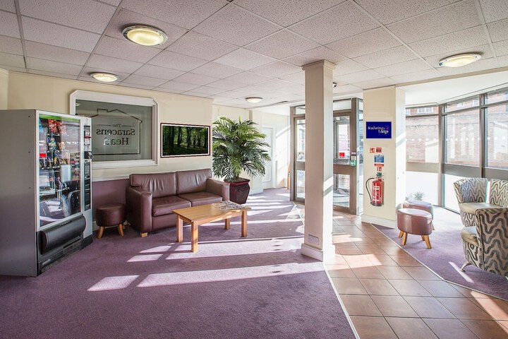 Interior entrance