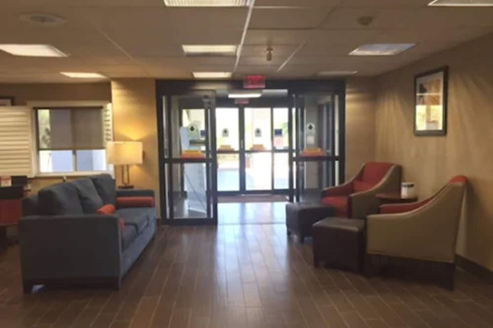 Interior entrance