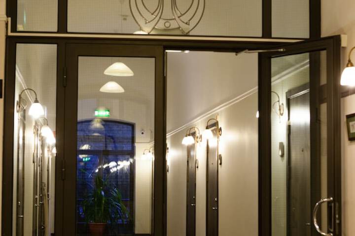 Interior entrance