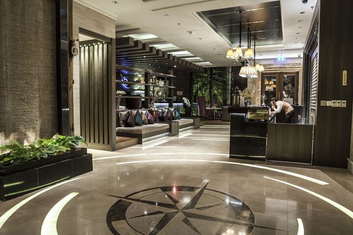 Interior entrance