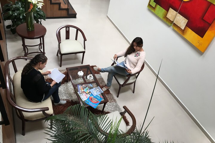 Lobby sitting area