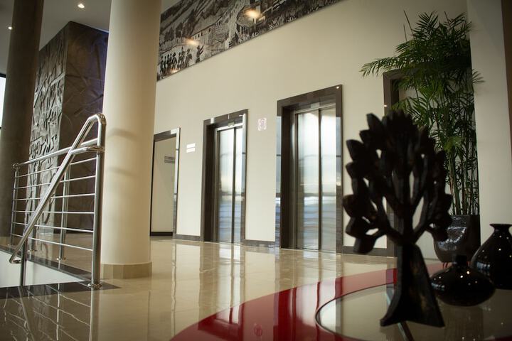 Interior entrance