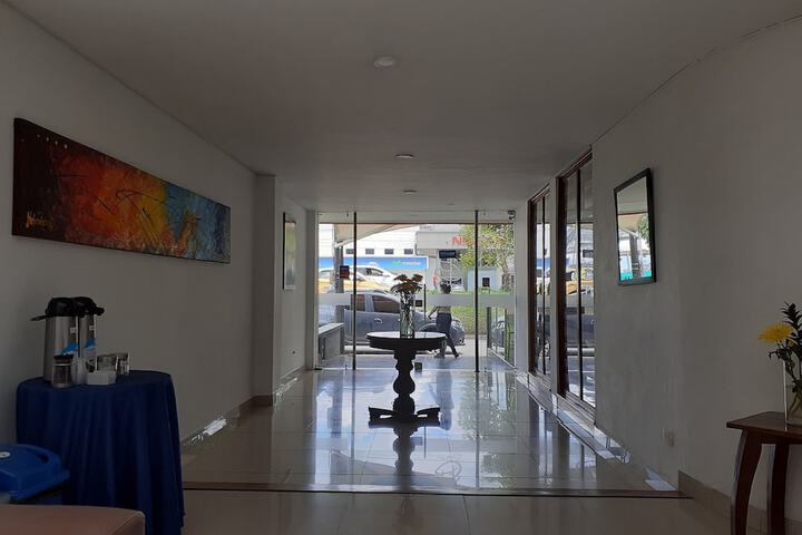 Interior entrance