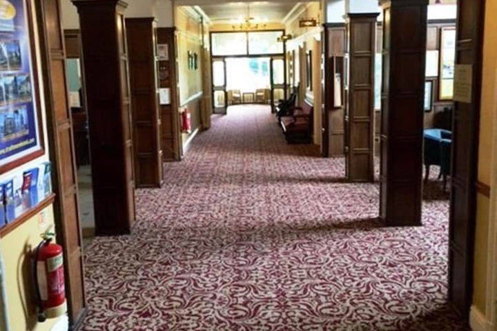 Interior entrance