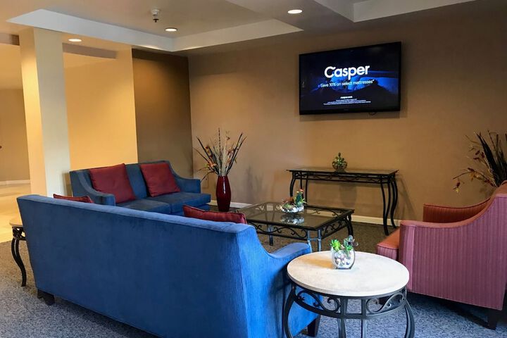 Lobby sitting area